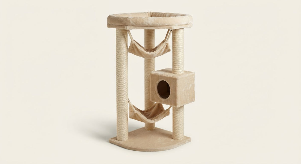 Angolo Corner Cat Tree with Hammocks - product