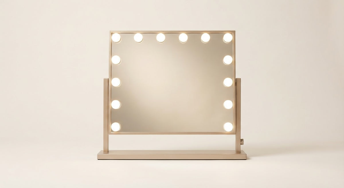 Bella Lighted Tabletop Makeup Mirror - product