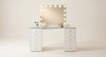 Bella Vanity Desk with Lighted Mirror & Drawers - product