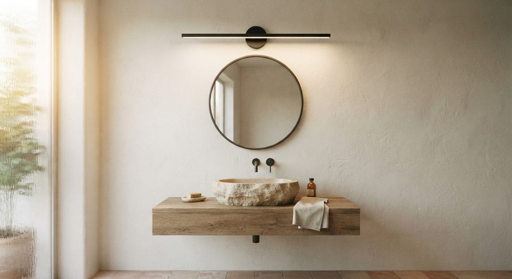 Linea Linear Wall Light - in a room