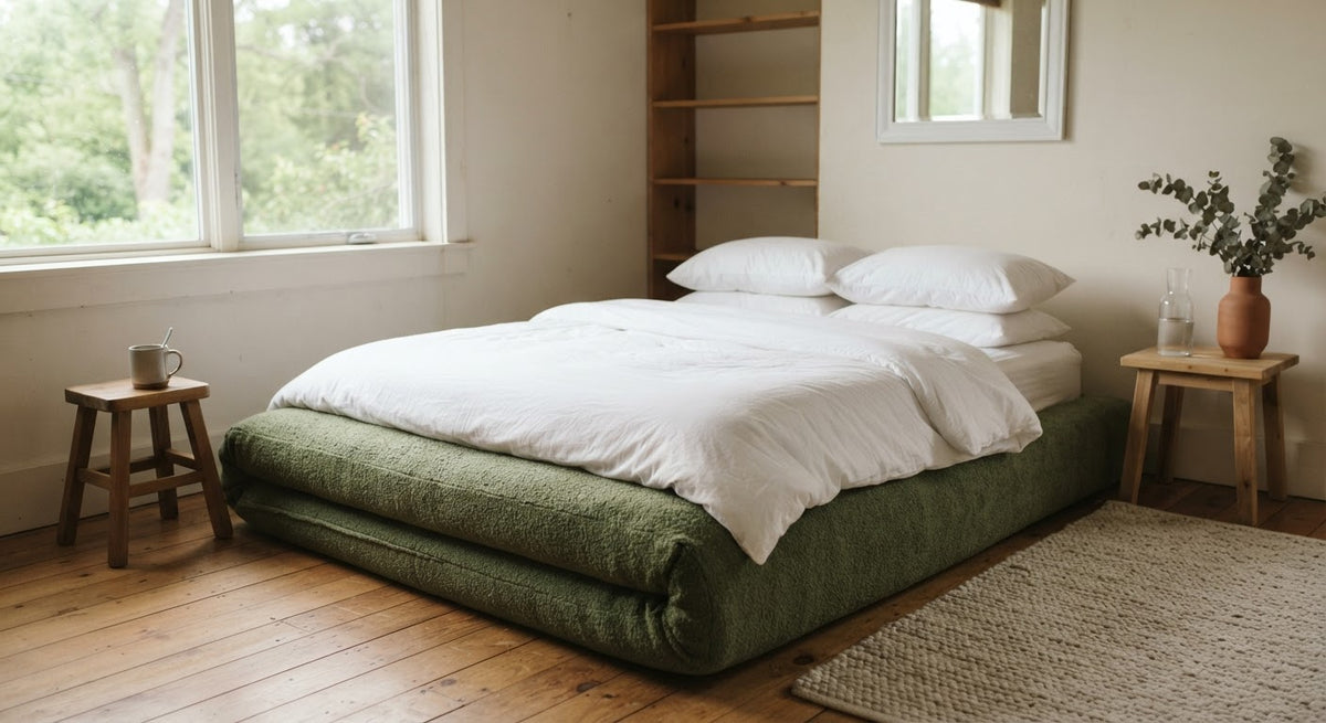 Nube Convertible Bean Bag Bed - in a room