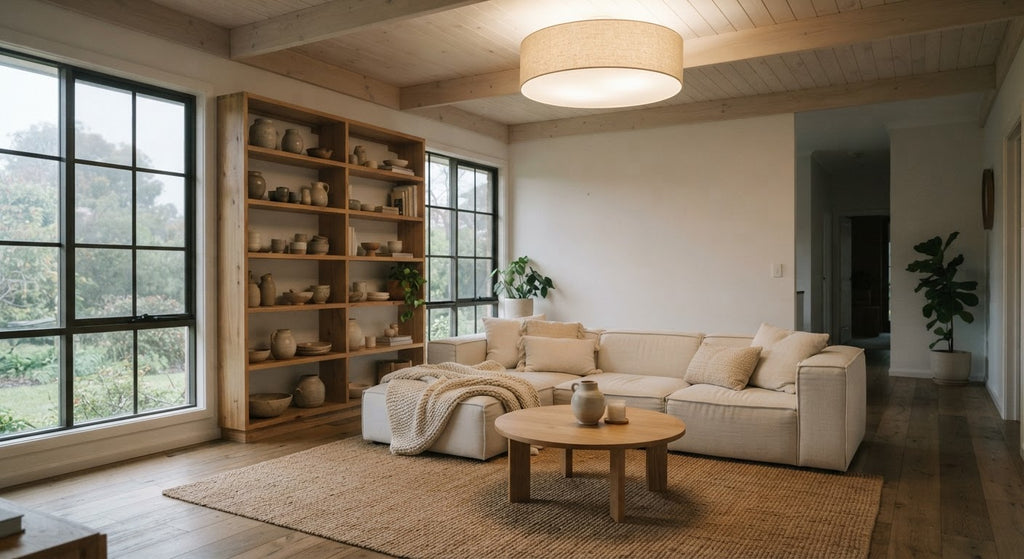 Onda Soft Ceiling Light - in a room