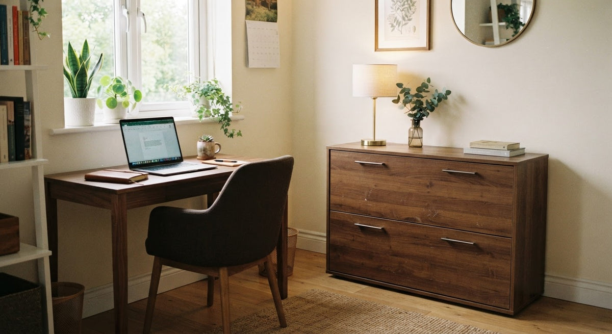 Ospite Queen Cabinet Bed - in a room