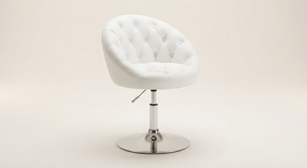 Sera Tufted Swivel Vanity Chair - product
