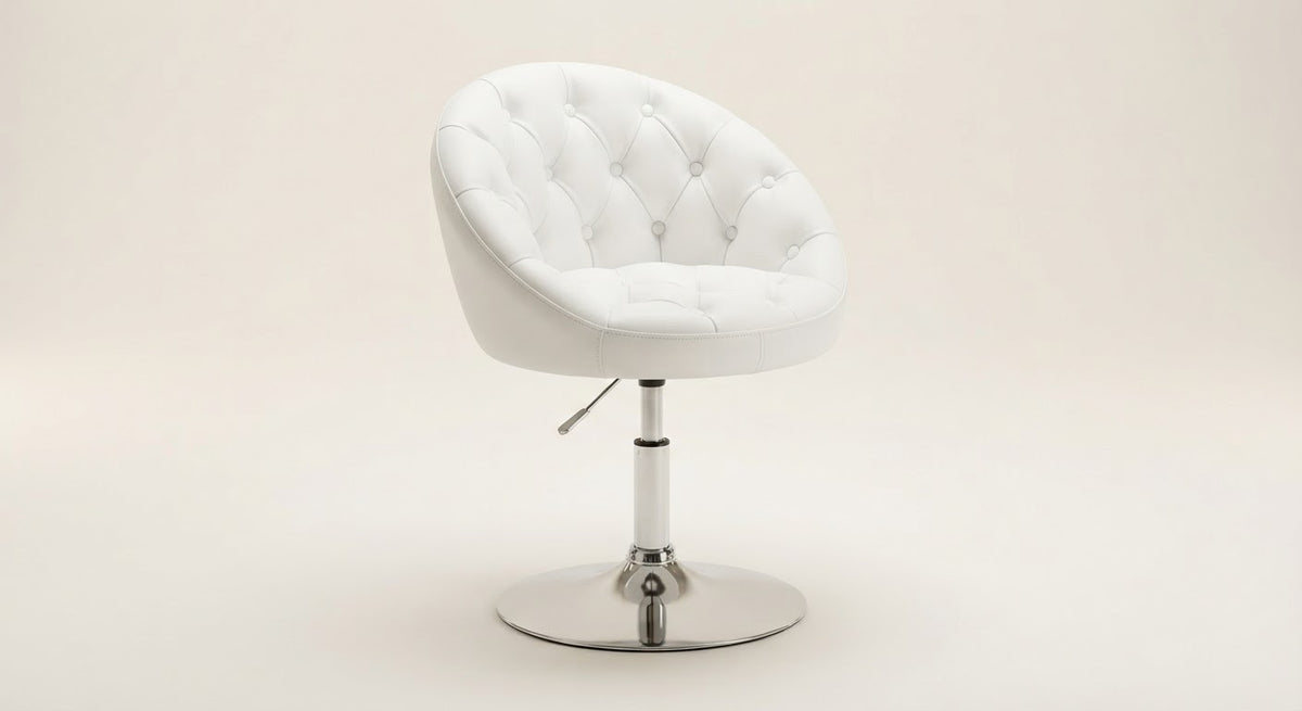 Sera Tufted Swivel Vanity Chair - product