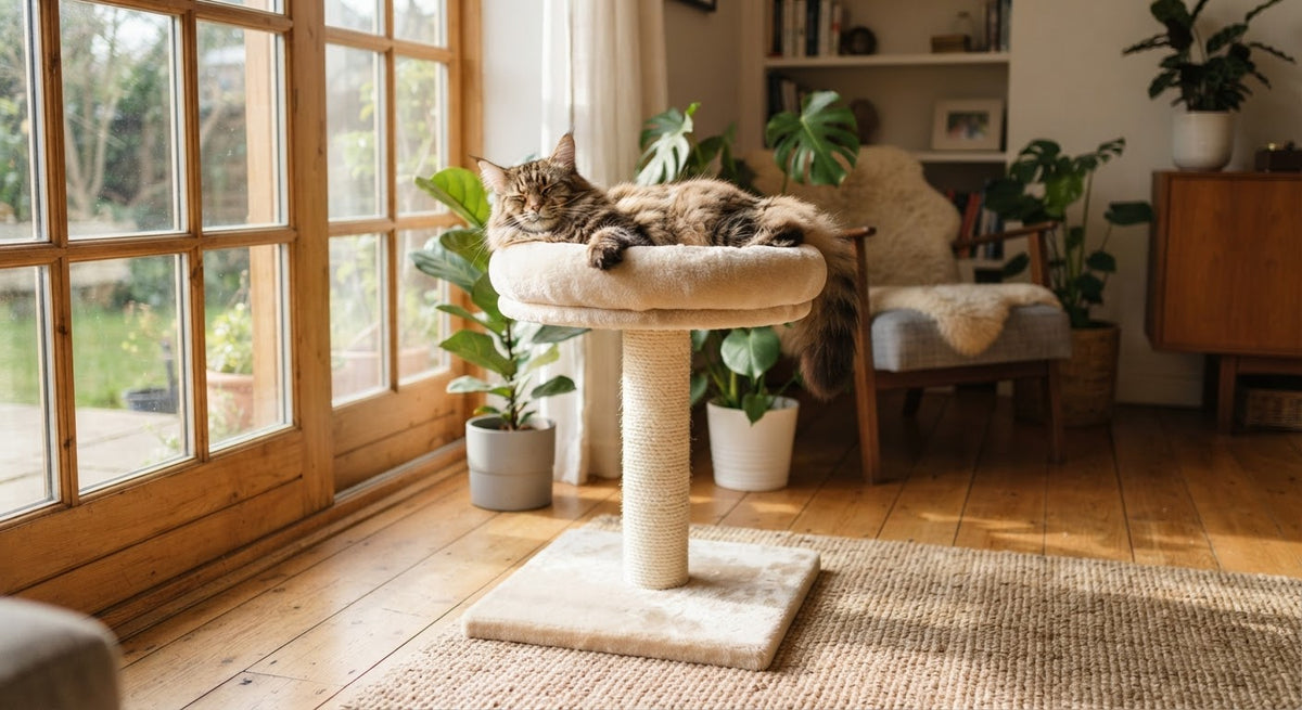 Torre XL Cat Tree for Large Cats - in a room