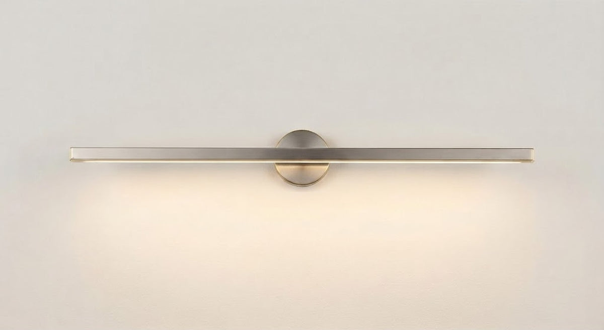 Linea in Brushed nickel & Gold